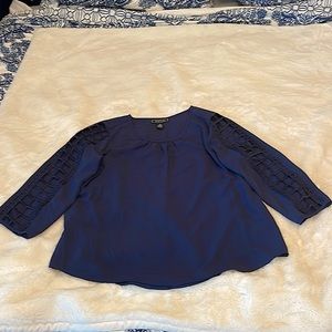 Women’s NYCC New York Clothing Company Navy Blouse size Large